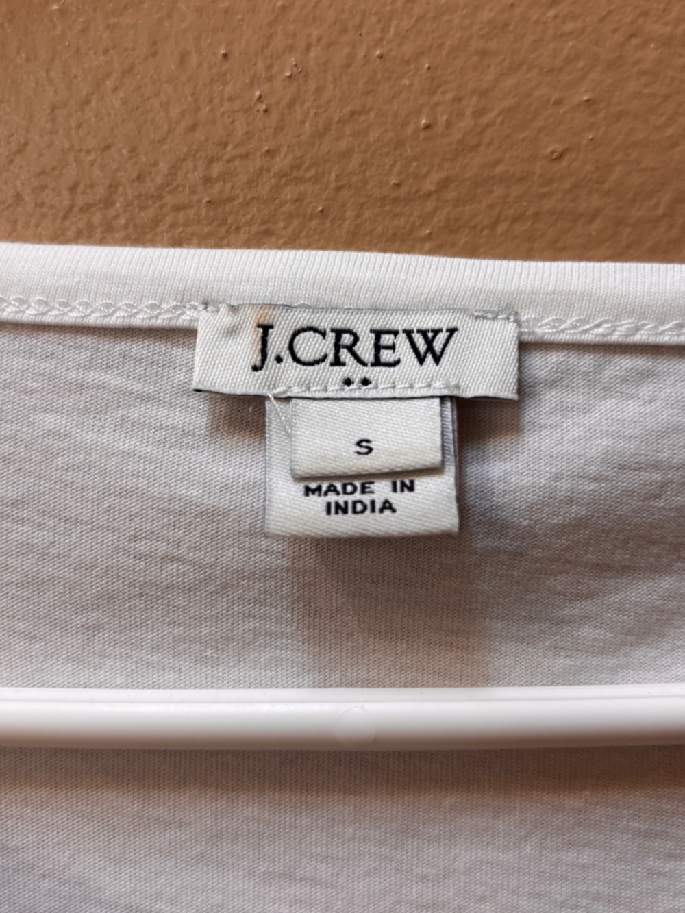 J. Crew Floral Embroidered Cotton T-Shirt Short Sleeve White Size Small - Picture 2 of 10